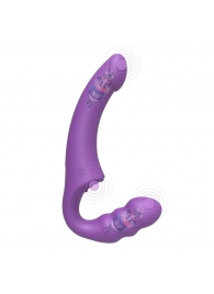 Фиолетовый безремневой страпон Straples Strap-On Dildo - Erokay - купить с доставкой в Калининграде