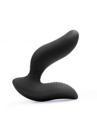 Черный вибромассажер простаты 3,5’’ Curve P-spot Massager - 12 см. - Erokay - в Калининграде купить с доставкой