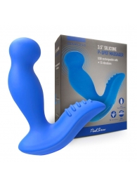 Синий вибромассажер простаты 3,5’’ P-spot Massager - 12,5 см. - Erokay - в Калининграде купить с доставкой