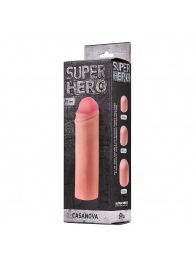 Фаллоудлинитель SUPER HERO Casanova - 18 см. - Lola Games - в Калининграде купить с доставкой