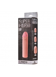 Фаллоудлинитель SUPER HERO Tempter - 16 см. - Lola Games - в Калининграде купить с доставкой