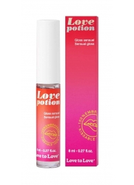 Возбуждающий блеск для губ Love Potion - 8 мл. - Love to Love - купить с доставкой в Калининграде