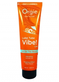 Гель с эффектом вибрации Lube Tube Vibe Low Sex On The Beach - 100 мл. - ORGIE - купить с доставкой в Калининграде