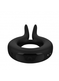 Черное эрекционное кольцо Marry Me Rechargeable Vibrating Cockring - Adrien Lastic - в Калининграде купить с доставкой