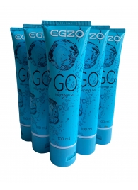 Набор из 5 пролонгирующих лубрикантов на водной основе Egzo Go (по 100 мл.) - EGZO - купить с доставкой в Калининграде