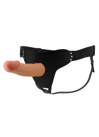 Телесный полый мужской страпон Stark - 17,5 см. - Baile - купить с доставкой в Калининграде