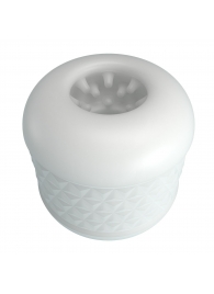 Белый сквозной мастурбатор Crystle - Baile - в Калининграде купить с доставкой