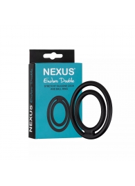 Черное двойное эрекционное кольцо Nexus Enduro Double - Nexus Range - в Калининграде купить с доставкой