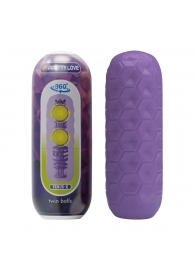 Фиолетовый мастурбатор Venus-X Twin balls - Baile - в Калининграде купить с доставкой