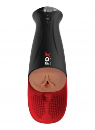 Мастурбатор-вагина в колбе с вибрацией Fuck-O-Matic Pro XL - Pipedream - в Калининграде купить с доставкой