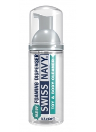 Очищающая пенка для игрушек и тела Toy   Body Cleaner Foamer - 47 мл. - Swiss navy - купить с доставкой в Калининграде