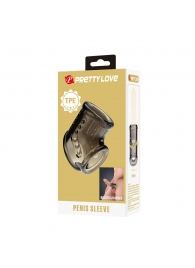 Дымчатая насадка на пенис и мошонку - Baile - в Калининграде купить с доставкой