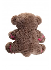 Бондажный набор: бурый мишка с розовыми оковами и наручниками - Pecado - купить с доставкой в Калининграде