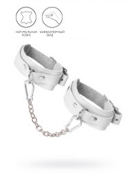 Белые мини-оковы со скруглёнными углами - Pecado - купить с доставкой в Калининграде