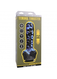 Черно-синяя мини-машина на присоске Tendril Thruster - 21,6 см. - Doc Johnson - купить с доставкой в Калининграде