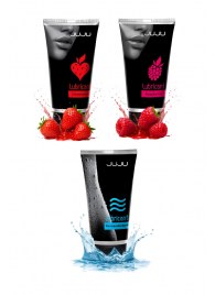 Набор из 3 лубрикантов JUJU (увлажняющий, клубника, малина) - JuJu - купить с доставкой в Калининграде