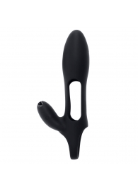 Черная насадка на пенис с вибрацией Nautilus - Zero Tolerance - в Калининграде купить с доставкой