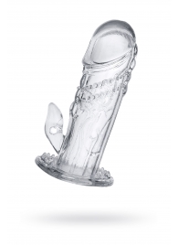 Прозрачная насадка на пенис Uco - 13 см. - A-toys - в Калининграде купить с доставкой