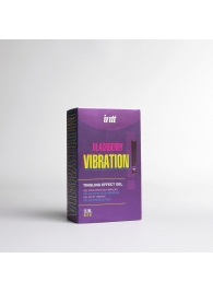 Стимулирующий гель с эффектом вибрации Blackberry Vibration - 15 мл. - INTT - купить с доставкой в Калининграде