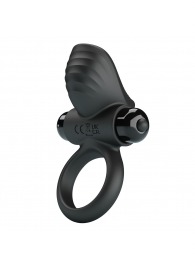 Черное эрекционное кольцо с вибрацией Adrien - Baile - в Калининграде купить с доставкой