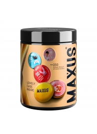 Точечные презервативы MAXUS 2000 Amazing Dots с железным кейсом - 12 шт. - Maxus - купить с доставкой в Калининграде