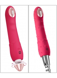 Малиновая насадка на душ с вибрацией Showers to orgasm - 20,1 см. - Orion - купить с доставкой в Калининграде