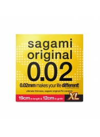 Презерватив увеличенного размера Sagami Original 0.02 XL-size - 1 шт. - Sagami - купить с доставкой в Калининграде