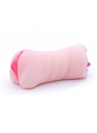 Телесный двусторонний мастурбатор - вагина и ротик - Boys of Toys - в Калининграде купить с доставкой