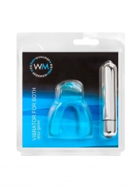 Голубая капа с вибропулей для оральных ласк - Erowoman-Eroman