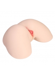 Мастурбатор-полуторс с двойным слоем материала и вибрацией Jenny Onahole Real Hips - KOKOS - в Калининграде купить с доставкой