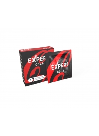 Презервативы с ароматом колы Expert Cola - 3 шт. - Expert - купить с доставкой в Калининграде