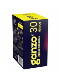 Ароматизированные презервативы Ganzo Juice - 30 шт. - Ganzo - купить с доставкой в Калининграде