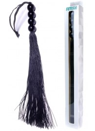 Черная силиконовая плеть - 37 см. - Boys of Toys - купить с доставкой в Калининграде