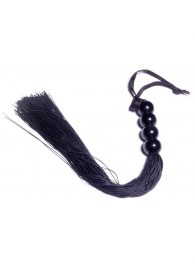 Черная силиконовая плеть - 37 см. - Boys of Toys - купить с доставкой в Калининграде