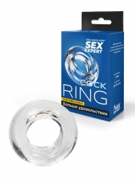 Прозрачное эрекционное кольцо-бублик - Sex Expert - в Калининграде купить с доставкой