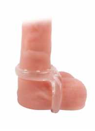 Прозрачное двойное эрекционное кольцо - Sex Expert - в Калининграде купить с доставкой