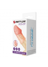 Телесная насадка на пенис Booker - 8 см. - Baile - в Калининграде купить с доставкой