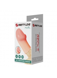 Телесная насадка на пенис Huel - 9 см. - Baile - в Калининграде купить с доставкой