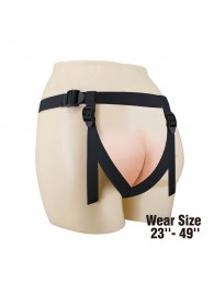 Черные трусики харнесс с платформой Caludio I - Baile - купить с доставкой в Калининграде