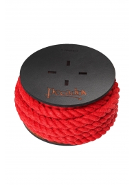 Красная веревка для шибари на катушке - 5 м. - Pecado - купить с доставкой в Калининграде