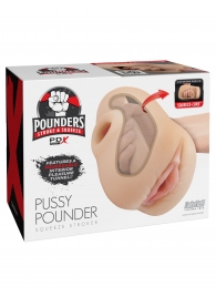 Телесный мастурбатор-вагина Pussy Pounder Squeeze Stroker - Pipedream - в Калининграде купить с доставкой