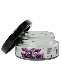 Массажная свеча «Сирень» - 50 мл. - SGAN - купить с доставкой в Калининграде