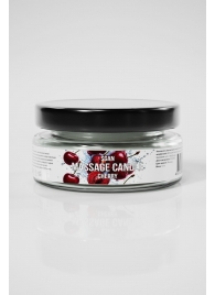 Массажная свеча «Спелая вишня» - 50 мл. - SGAN - купить с доставкой в Калининграде