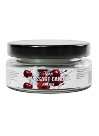 Массажная свеча «Спелая вишня» - 50 мл. - SGAN - купить с доставкой в Калининграде
