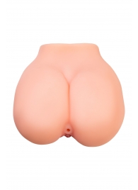 Реалистичный мастурбатор в форме попки с 2 любовными входами - No Name - в Калининграде купить с доставкой