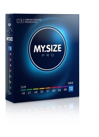 Презервативы MY.SIZE размер 72 - 3 шт. - My.Size - купить с доставкой в Калининграде