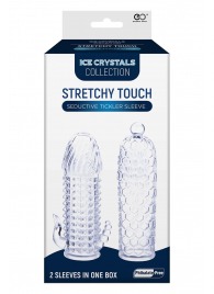Набор из 2 прозрачных насадок на член Seductive Tickler Sleeves Set - NMC - в Калининграде купить с доставкой