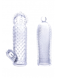 Набор из 2 прозрачных насадок на член Seductive Tickler Sleeves - NMC - в Калининграде купить с доставкой