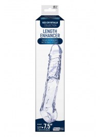 Прозрачная насадка-удлинитель Length Enhancer с подхватом - 22,3 см. - NMC - в Калининграде купить с доставкой
