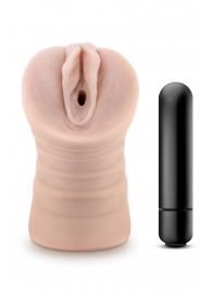 Телесный мастурбатор-вагина Ayumi с вибрацией - Blush Novelties - в Калининграде купить с доставкой